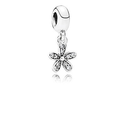 Pandora Dazzling Daisy with Clear CZ Dangle