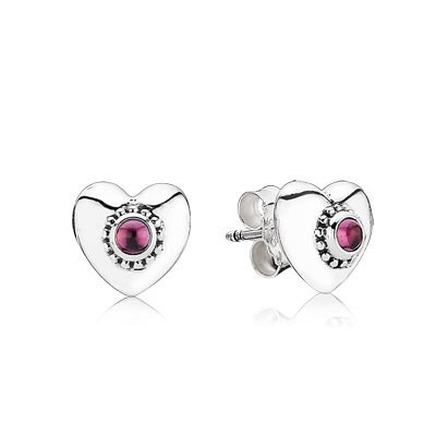 Pandora Earrings Heart Stud Earrings