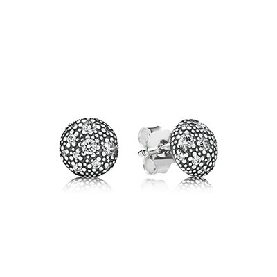 Pandora Cosmic Stars with Clear CZ Stud Earrings