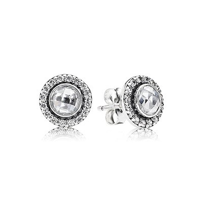 Pandora Brilliant Legacy with Clear CZ Stud Earrings