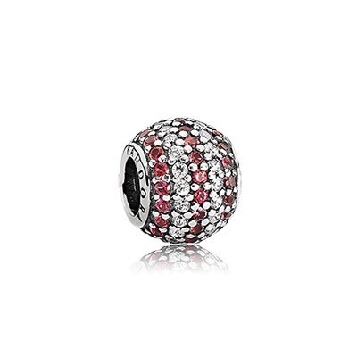 Pandora Red Nautical Pave Lights Charms