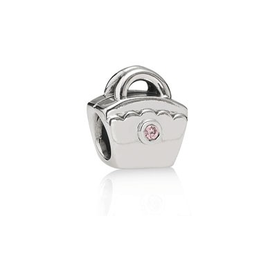 Pandora Scalloped Purse PCZ Charm