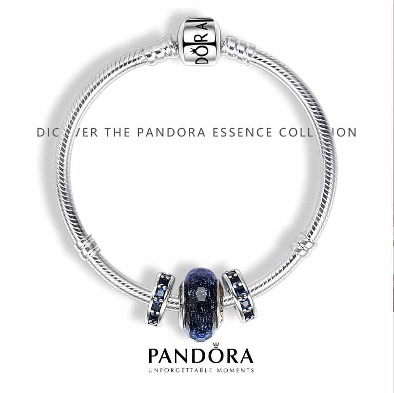 Pandora 925 Sterling Silver Inspirational Bracelet