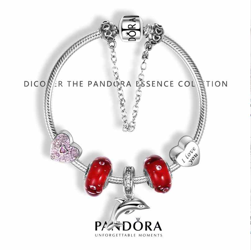 Pandora 925 Sterling Silver Inspirational Bracelet