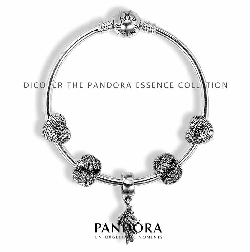 Pandora 925 Sterling Silver Inspirational Bracelet