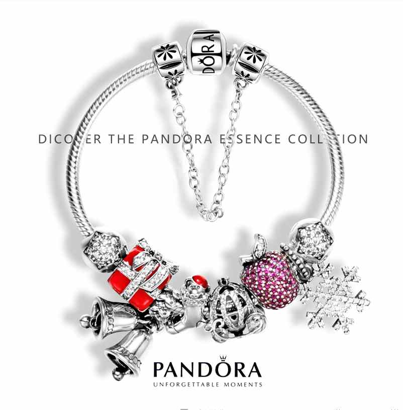 Pandora 925 Sterling Silver Inspirational Bracelet