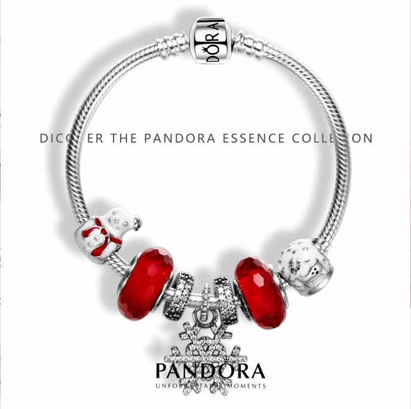 Pandora 925 Sterling Silver Inspirational Bracelet