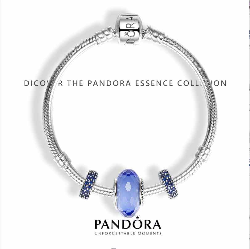 Pandora 925 Sterling Silver Inspirational Bracelet