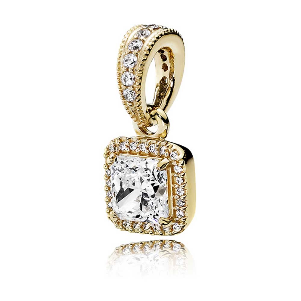 Pandora 14ct Gold Timeless Elegance Pendant 350180CZ