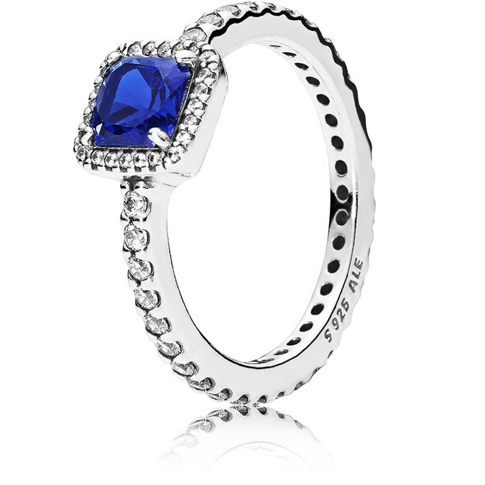 Pandora Blue Timeless Elegance Ring