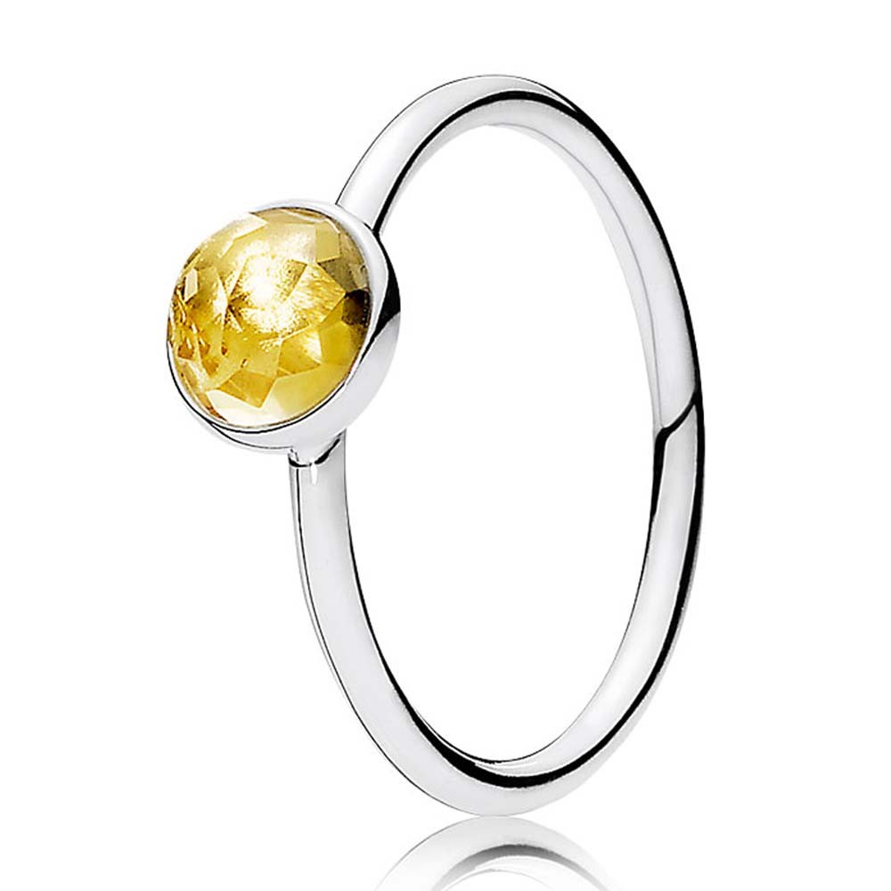 Pandora November Birthstone Droplet Ring