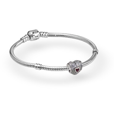 Pandora Sparkling Heart Complete Bracelet CB388