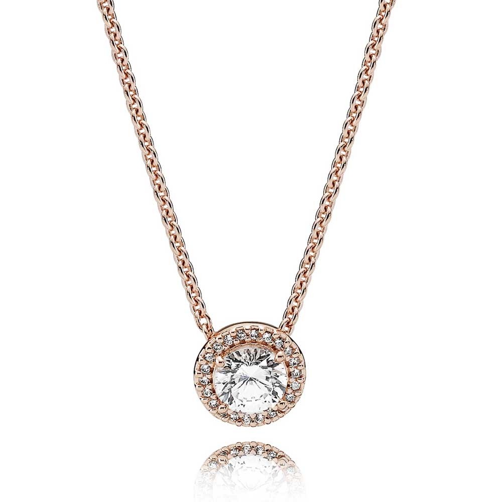 Pandora RoseClassic Elegance Necklace 386240CZ-45