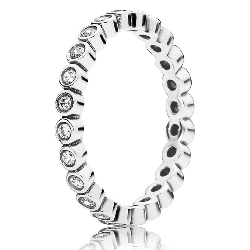 Pandora Silver Small Round Cubic Zirconia Eternity