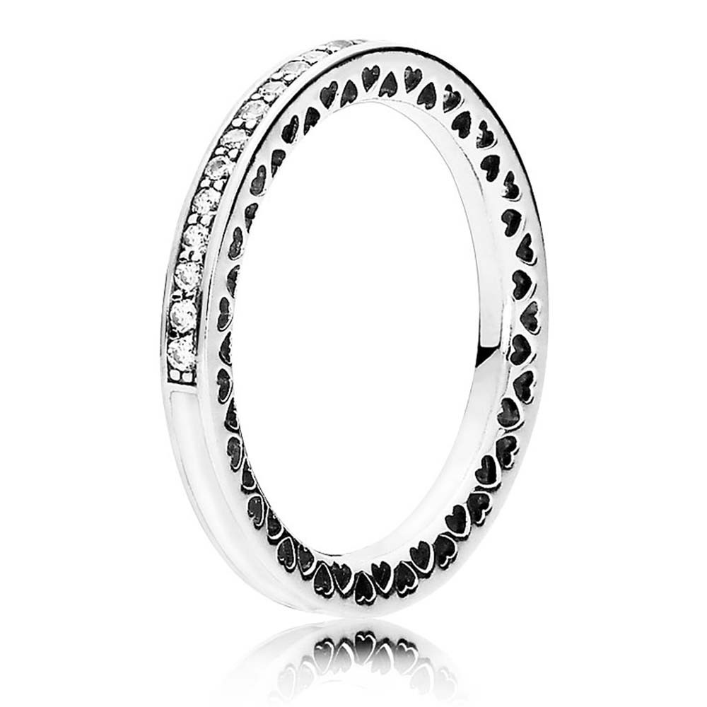 Pandora Silver Hearts Ring