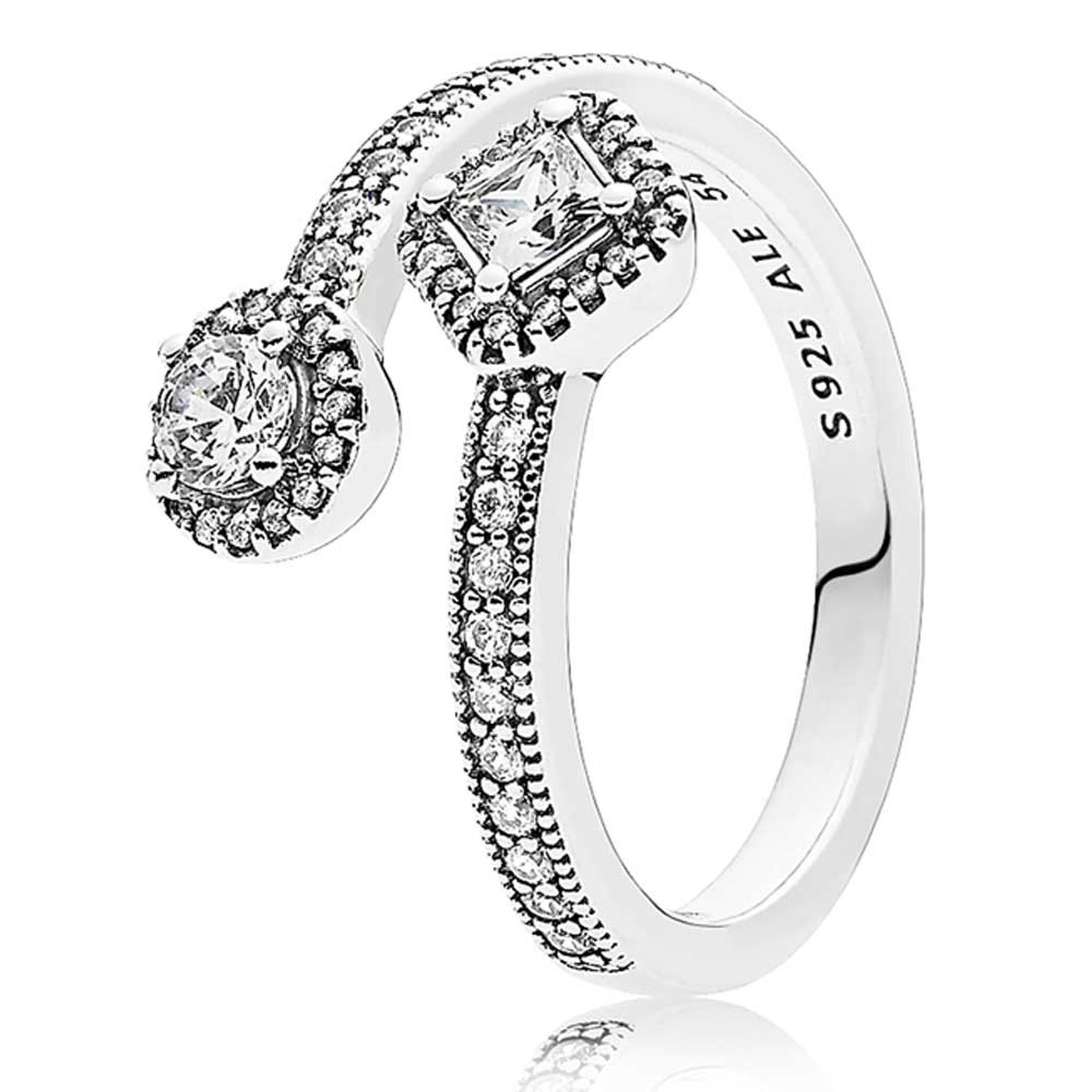 Pandora Abstract Elegance Ring