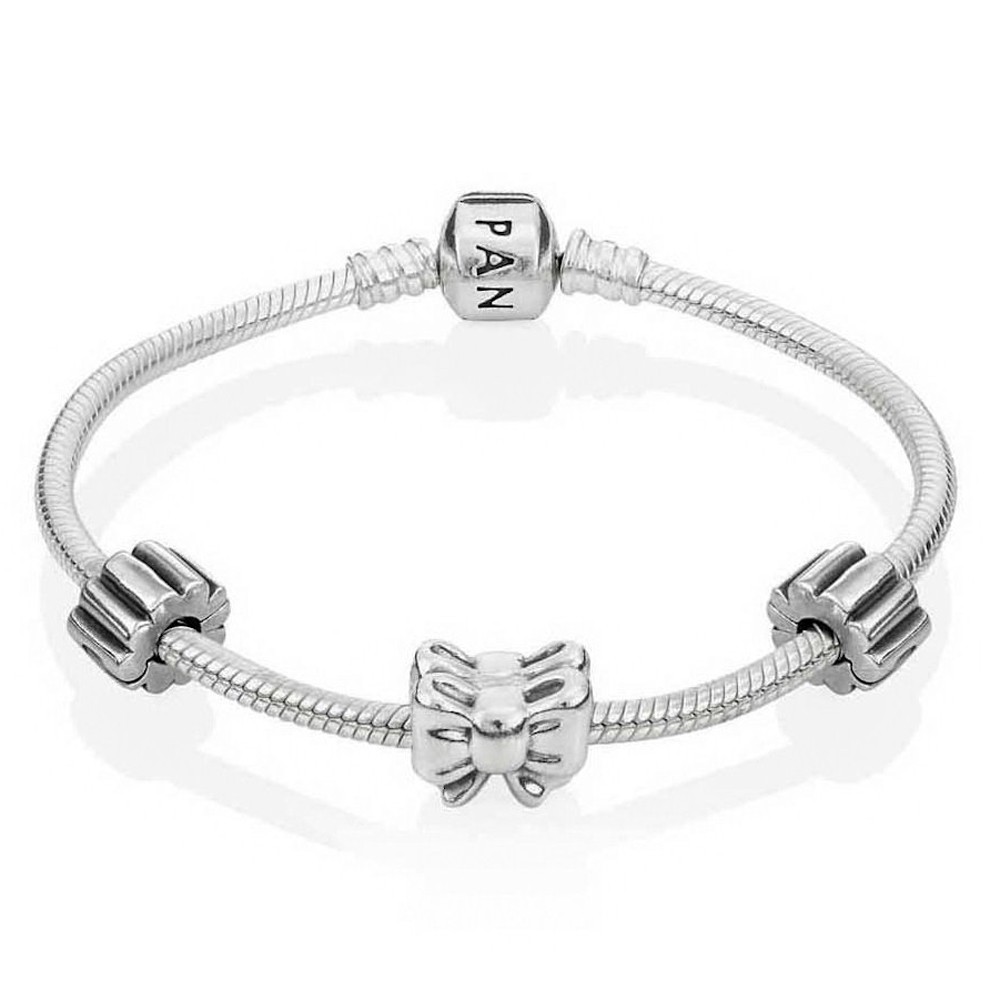 Pandora Silver Bow Bracelet CB505