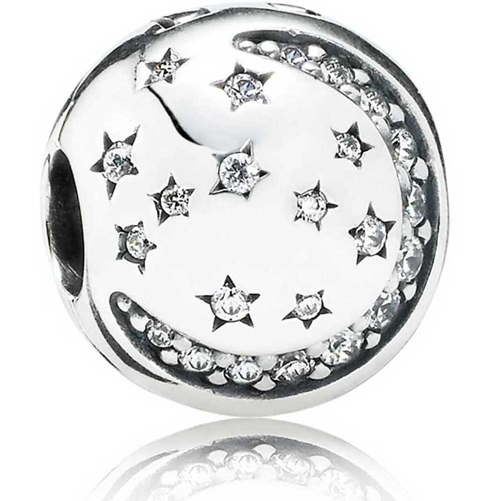 Pandora Silver Twinkling Night Clip 791386CZ