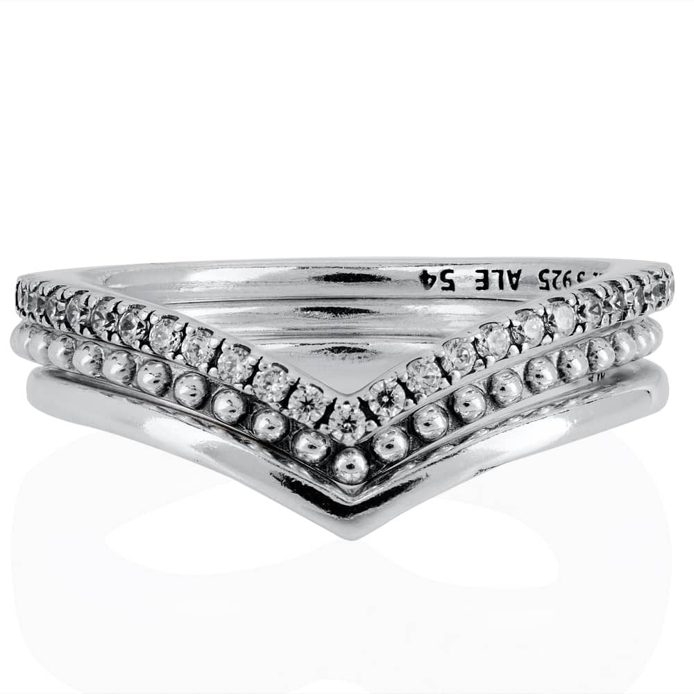 Pandora Three Wishes Stacking Ring