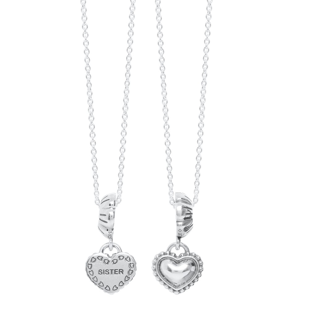 Pandora Silver Sister Complete Necklace Set CN068