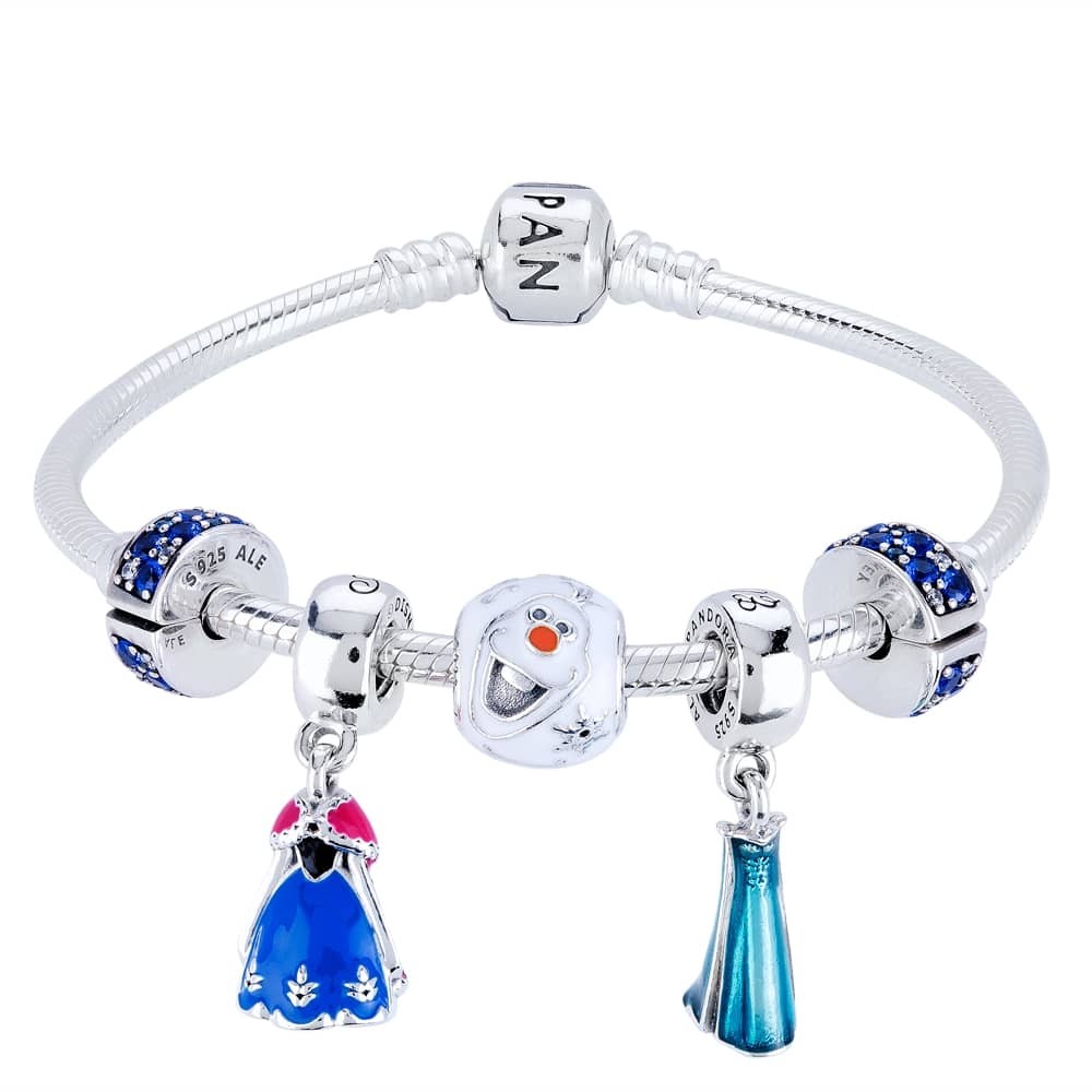 Pandora DisneyElsa Olaf Anna Complete Bracelet CB769