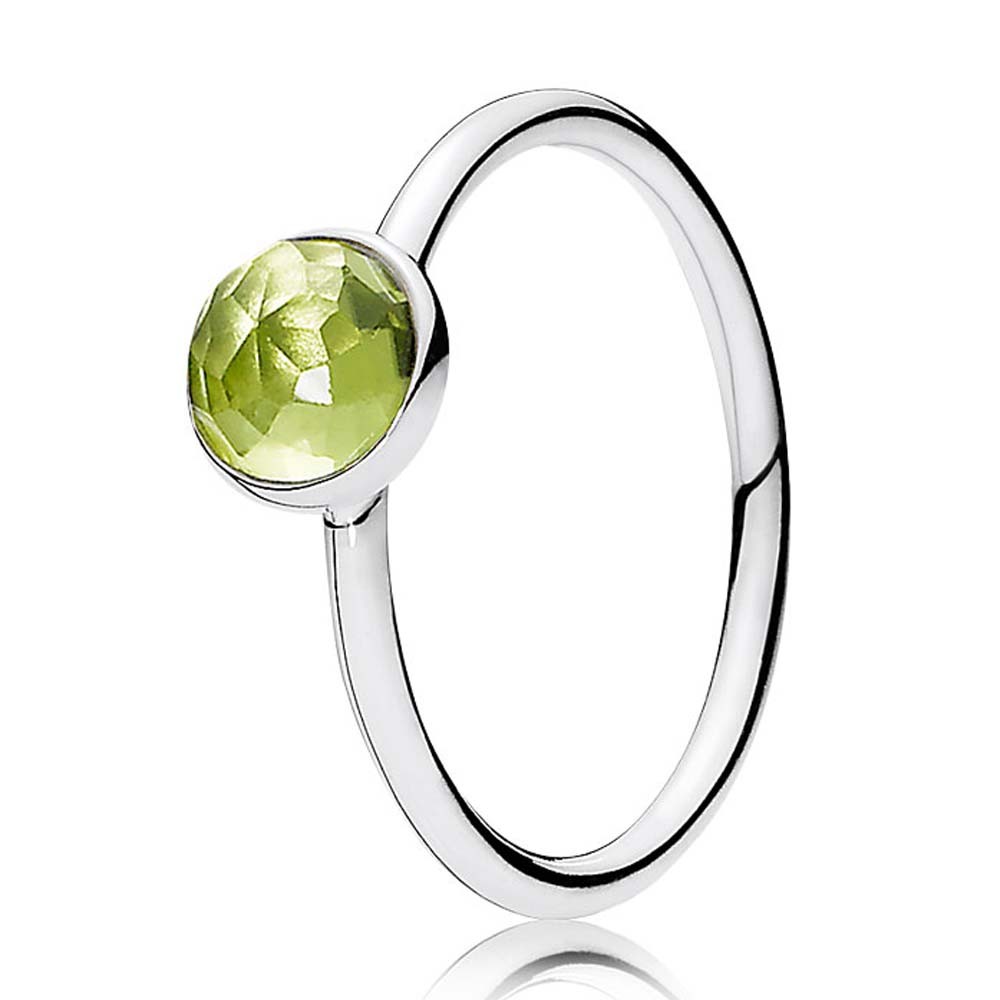 Pandora August Birthstone Droplet Ring