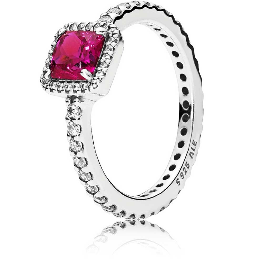 Pandora Red Timeless Elegance Ring 190947SRU