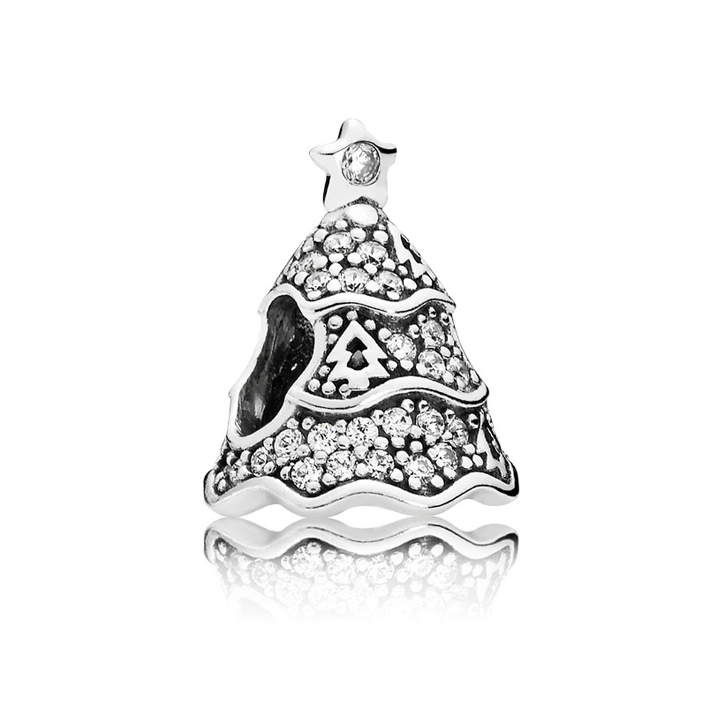 Pandora Silver Twinkling Christmas Tree 791765CZ