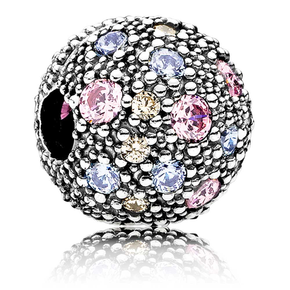 Pandora Pale Pink Cosmic Stars Clip 791286PCZMX