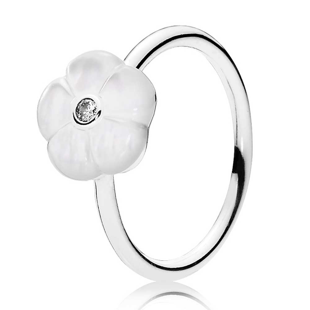 Pandora Silver Luminous Floral Ring