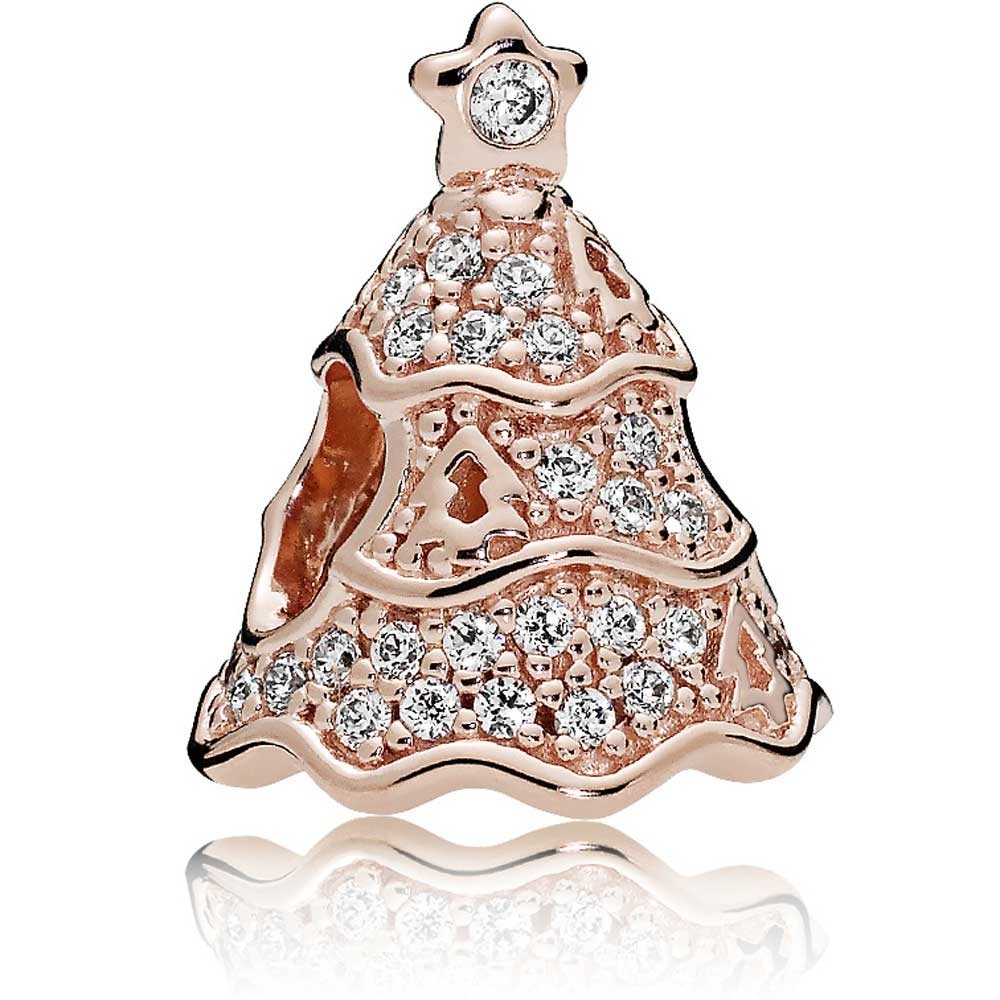 Pandora RoseTwinkling Christmas Tree Charm 781765CZ