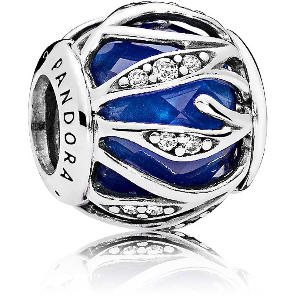 Pandora Royal Blue Nature Radiance Charm 791969NCB