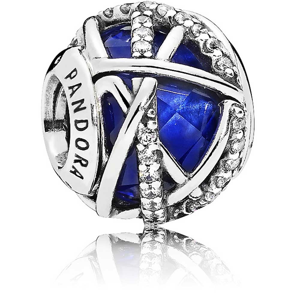 Pandora Royal Blue Galaxy Charm 796361NCB