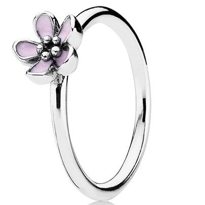 Pandora Silver Cherry Blossom Flower Ring