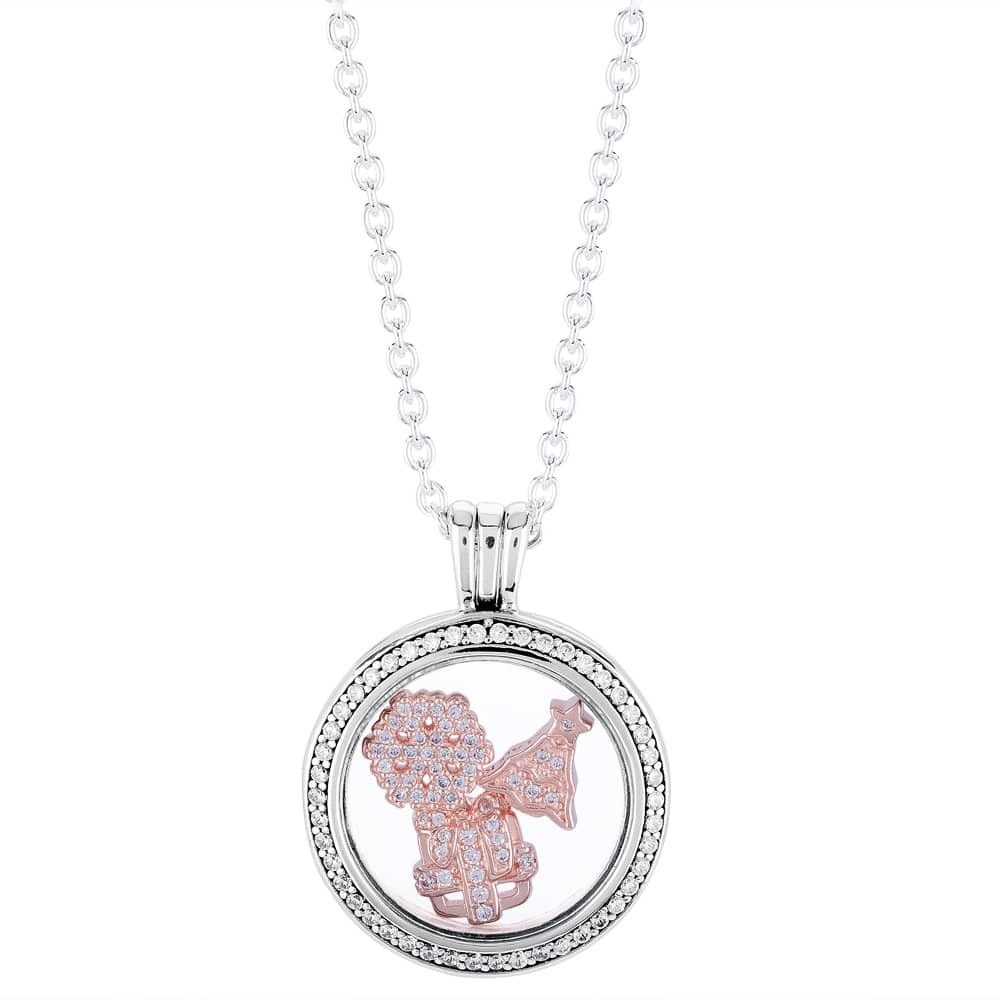 Pandora RoseShimmering Winter Complete Petite Locket CL053