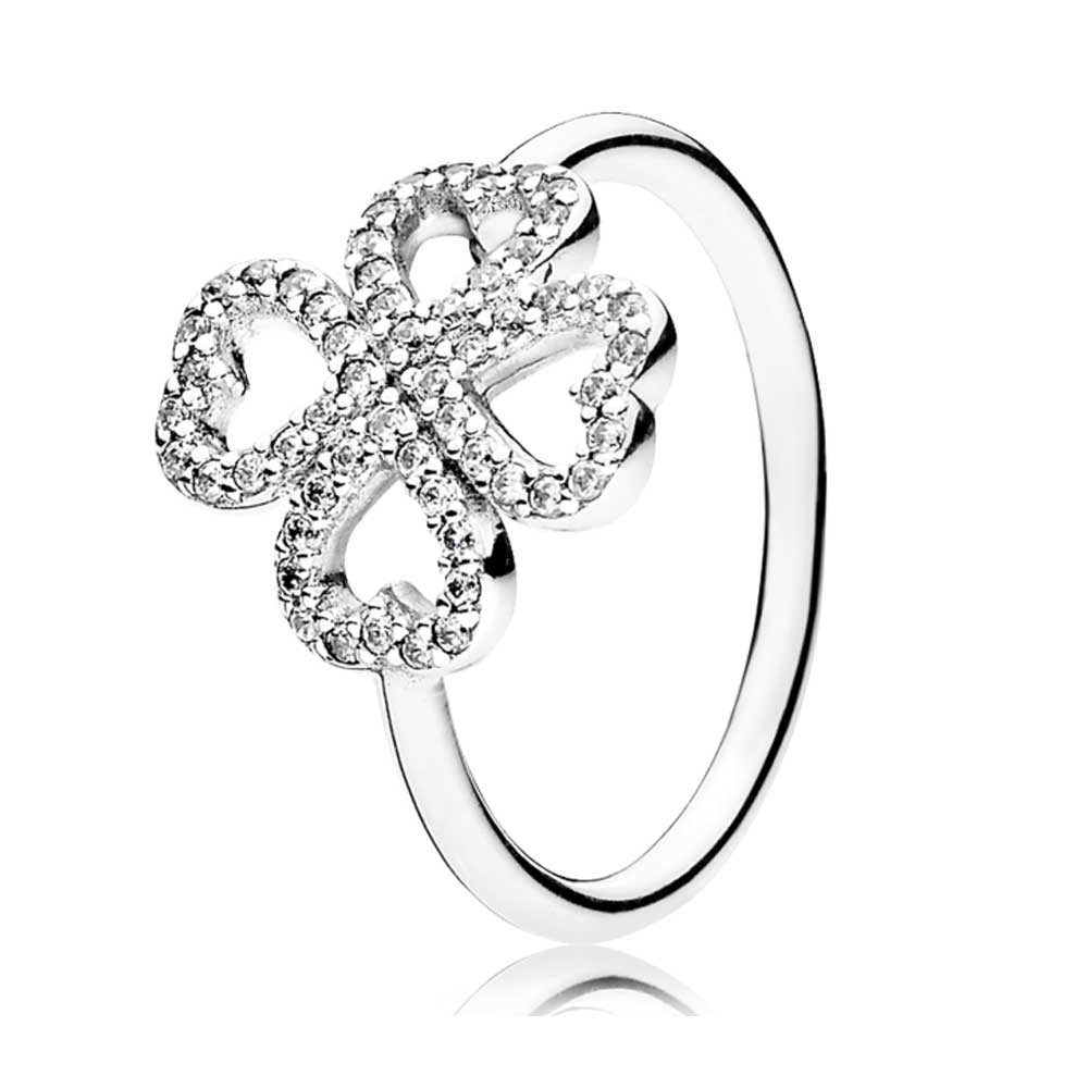 Pandora Silver Petals Of Love Ring