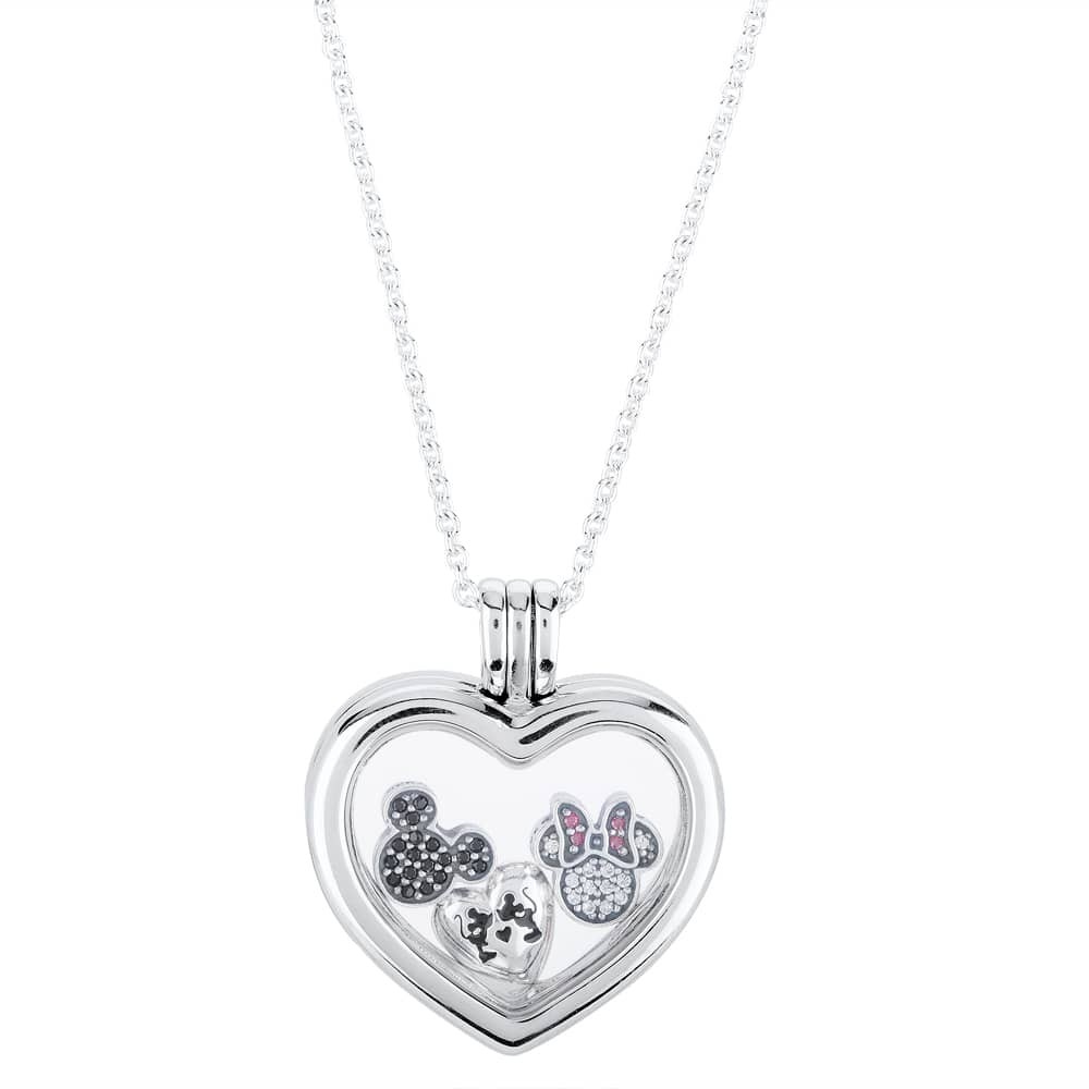 Pandora DisneySparkling Mickey Mouse And Minnie Mouse Heart Comp