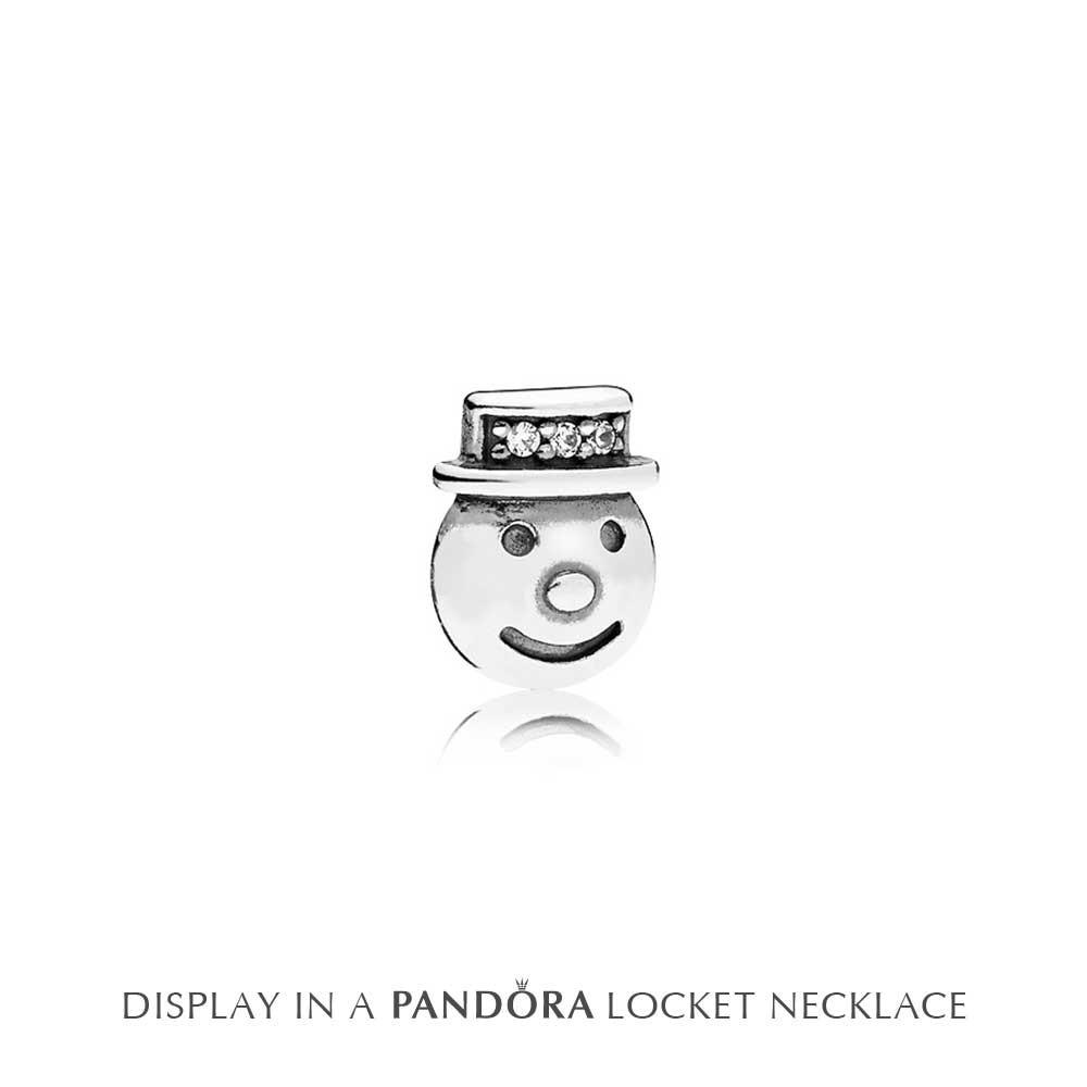 Pandora Happy Snowman Petite Locket Charm 796383CZ