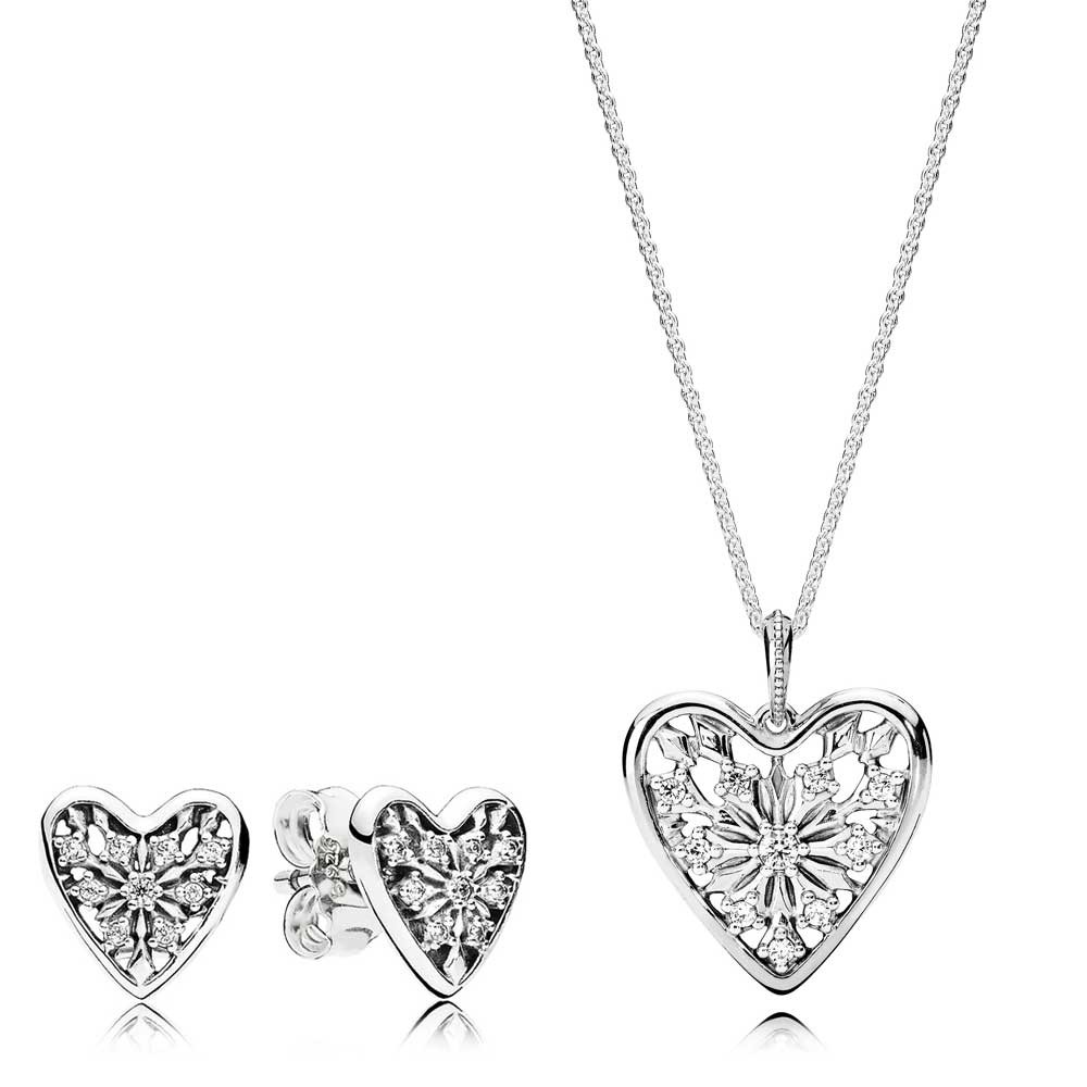 Pandora Hearts Of Winter Complete Jewellery Set CS048