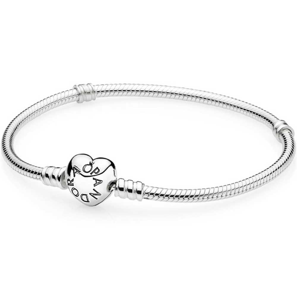 Pandora Silver Heart Clasp Bracelet 590719