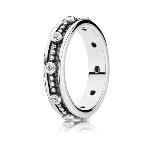 Pandora Silver Cubic Zirconia Ring