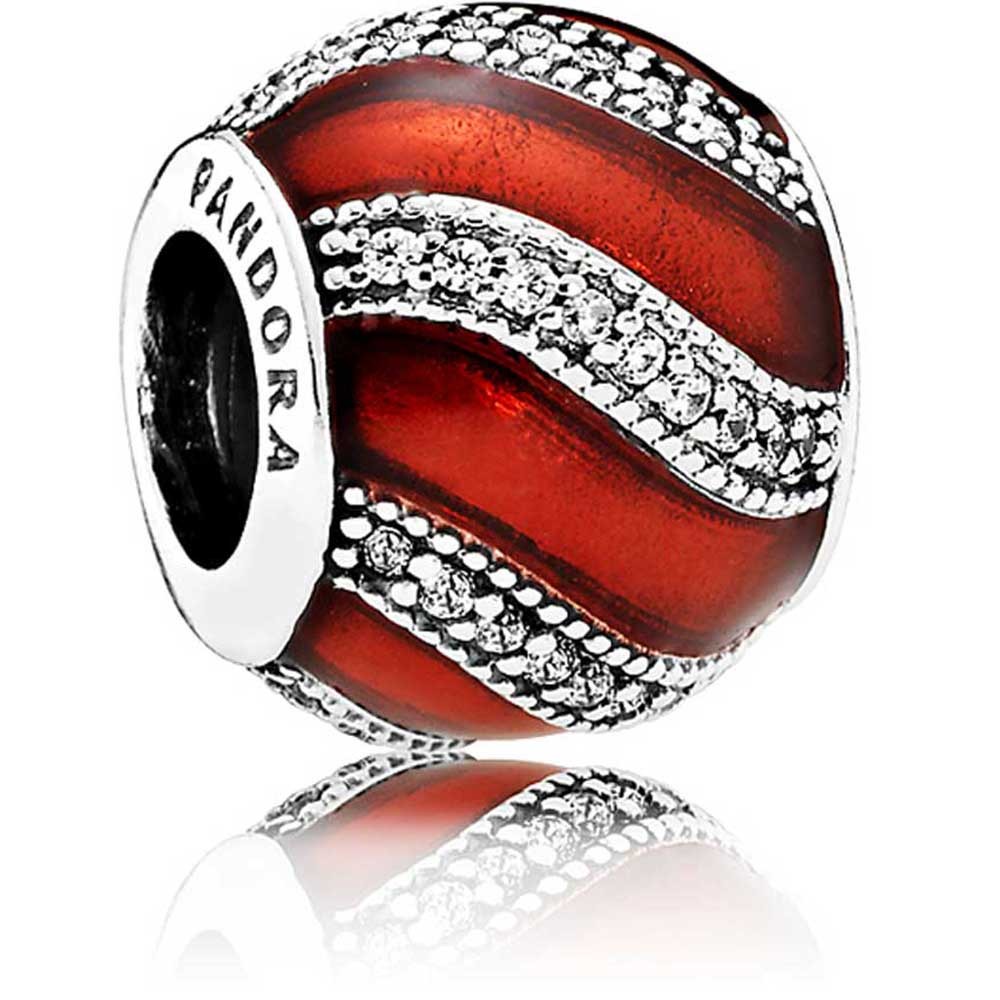 Pandora Red Adornment Charm 791991EN07