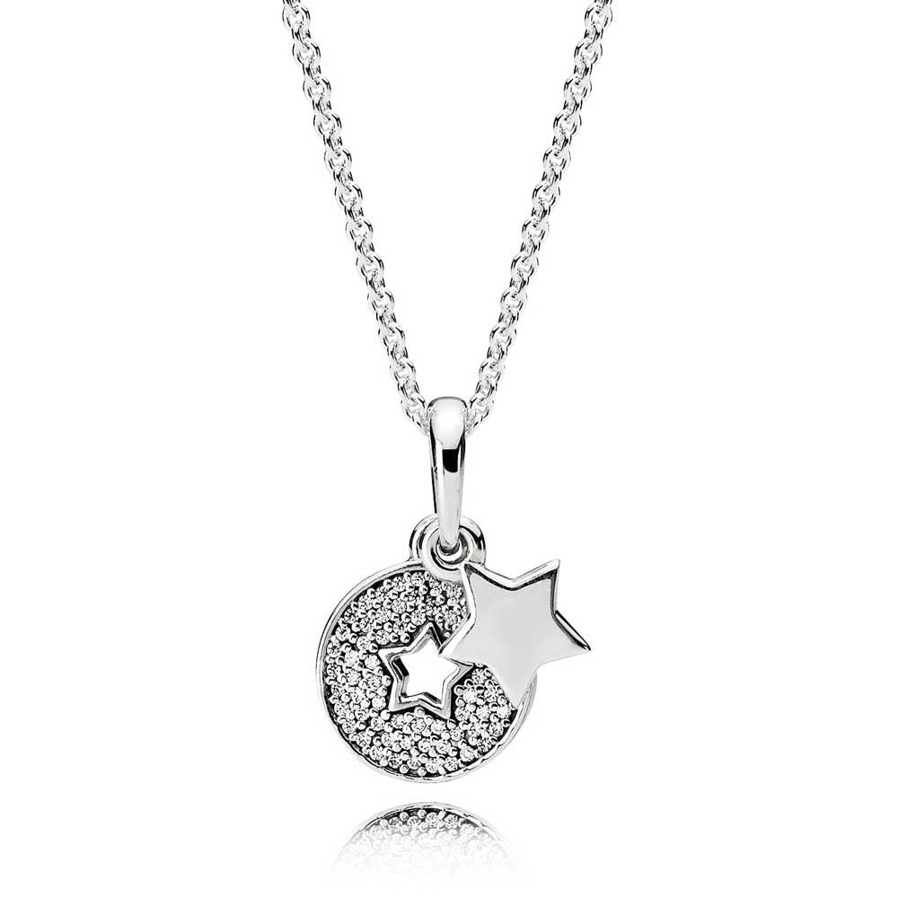 Pandora Celebration Stars Necklace 396375CZ-70