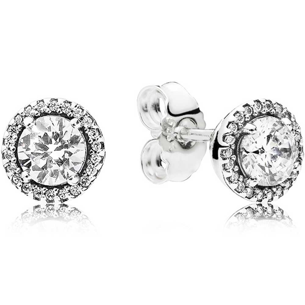 Pandora Classic Elegance Stud Earrings 296272CZ