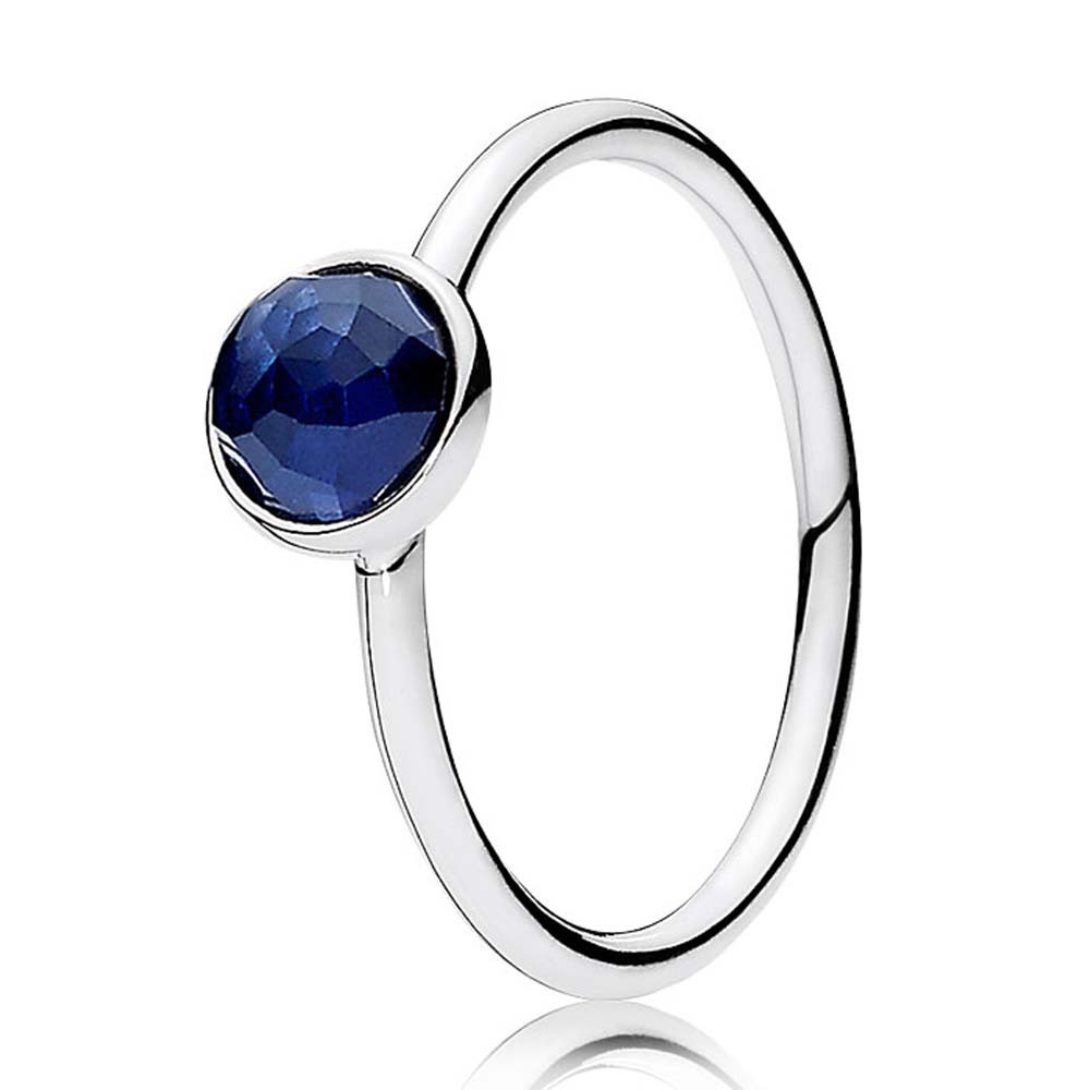 Pandora September Birthstone Droplet Ring