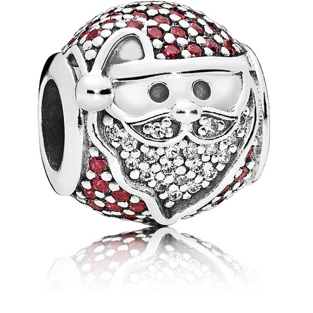 Pandora Sparkling Jolly Santa Charm 796385CZR