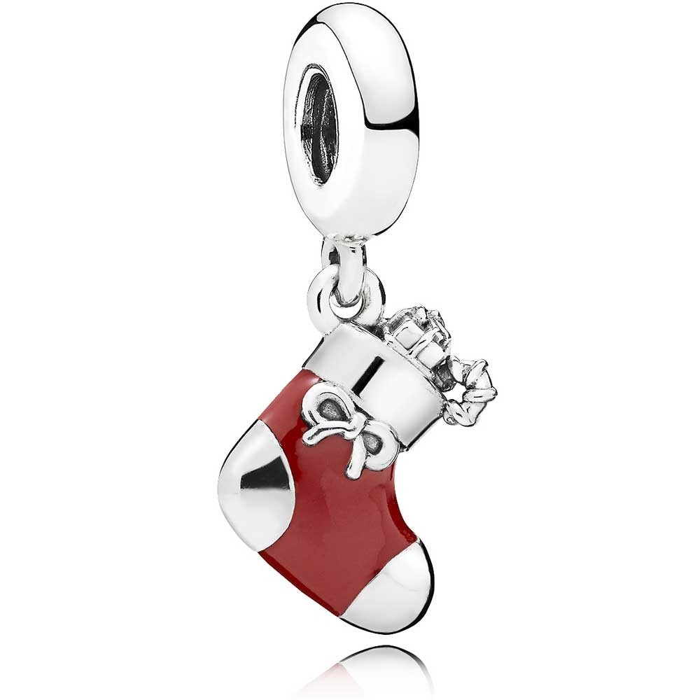 Pandora Festive Stocking Charm 796387EN39