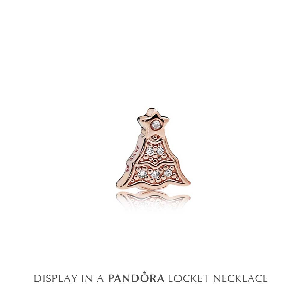 Pandora RoseTwinkling Christmas Tree Petite Locket Charm 786399C