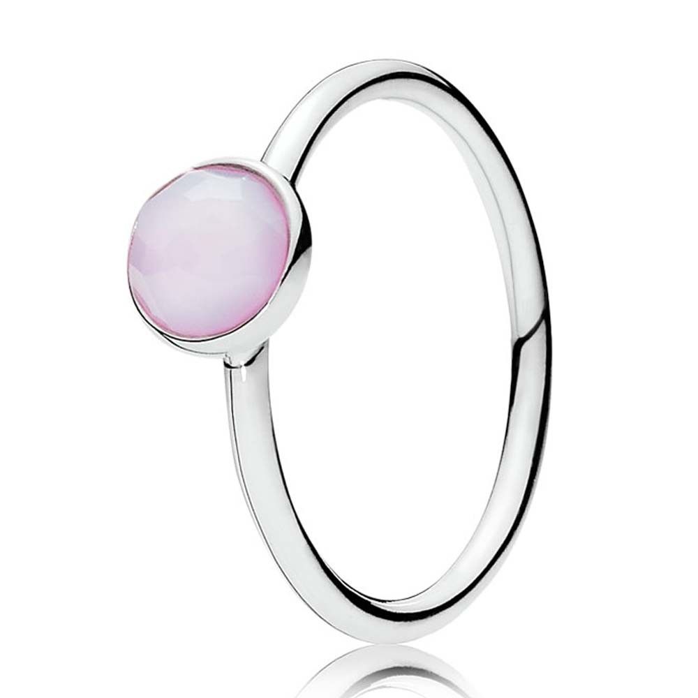 Pandora October Birthstone Droplet Ring