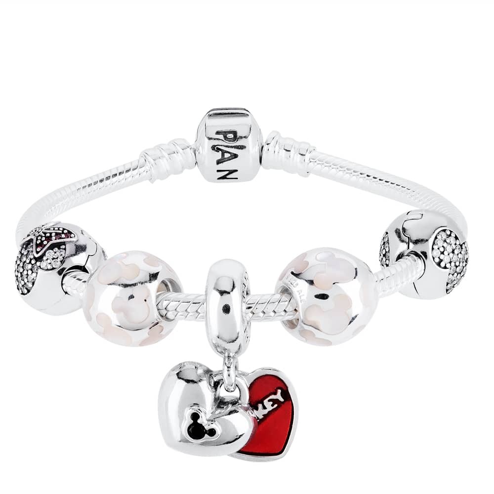 Pandora DisneyMickey Mouse And Minnie Mouse Love Complete Bracel